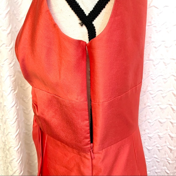 KATE SPADE Salmon Pink Silk Cocktail Dress - Picture 5 of 10